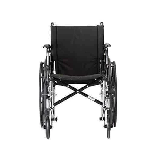 Nova Lightweight Wheelchair w/ Desk Arms u0026 Footrests: 20x22 Elevating