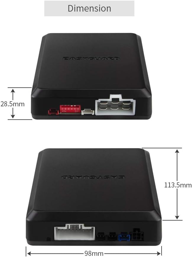 EASYGUARD EC002-T2 PKE car Alarm System keyless Entry auto Start Starter Push Start Button Password keypad Rolling Code