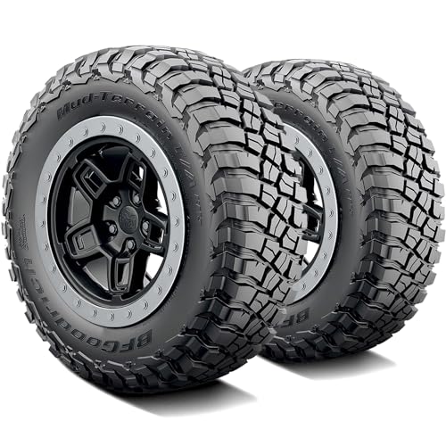 BFGoodrich Mud Terrain T/A KM3 Radial Car Tire for Light Trucks, SUVs, and Crossovers, 37x12.50R17/D 124Q