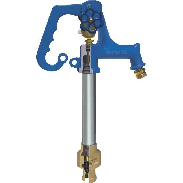 Simmons 806LF Yard Hydrants, 6', Lead Free