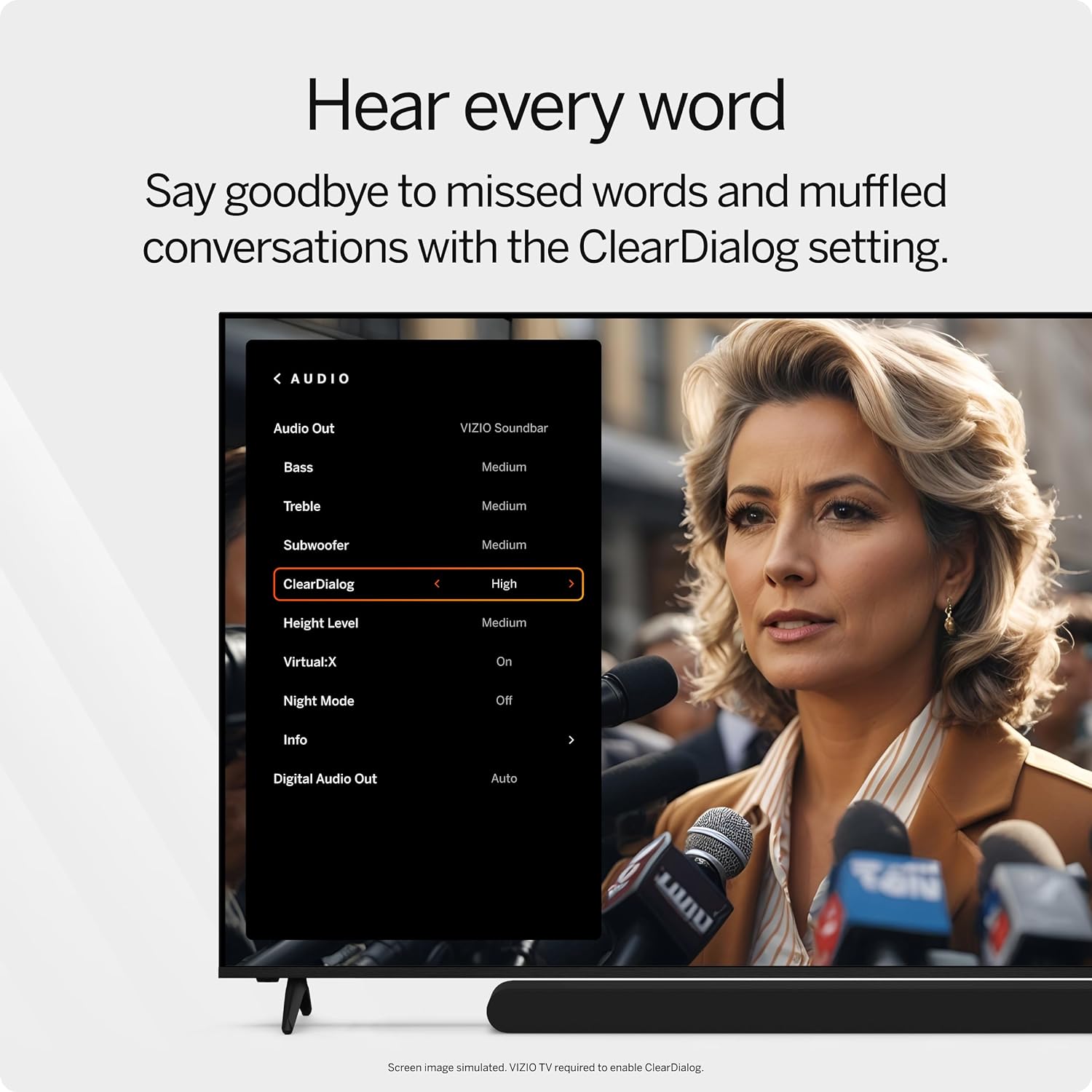 VIZIO 2.1 Soundbar, Wireless Subwoofer w/Dolby Atmos, DTS:X, Bluetooth – SV210M-0808 (New, 2024 Model)
