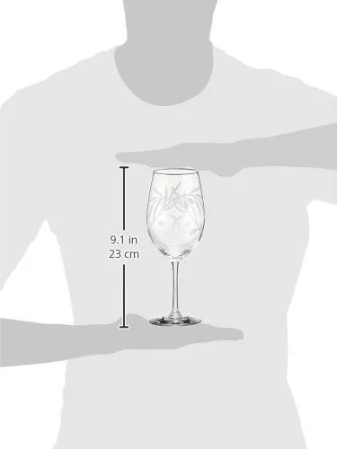 Rolf Glass Olive Branch 18 oz. Clear All Purpose Wine Glass (Set of 4)