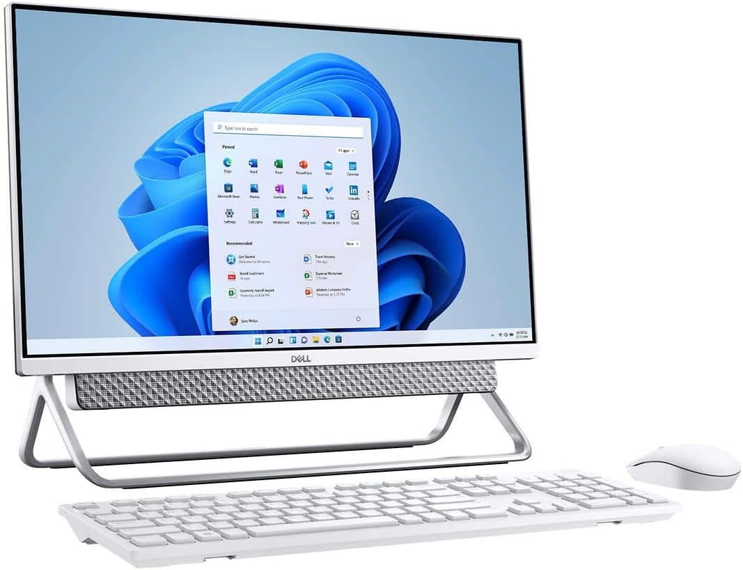 Dell 2023 Newest Inspiron 5400 24" FHD(1920x1080) Touchscreen All-in-One Desktop | 11th Gen Intel 4-Core i5-1135G7 Processor | WiFi 6E | Bluetooth | USB-C | 12GB DDR4 256GB SSD+1TB HDD | Win11 Home