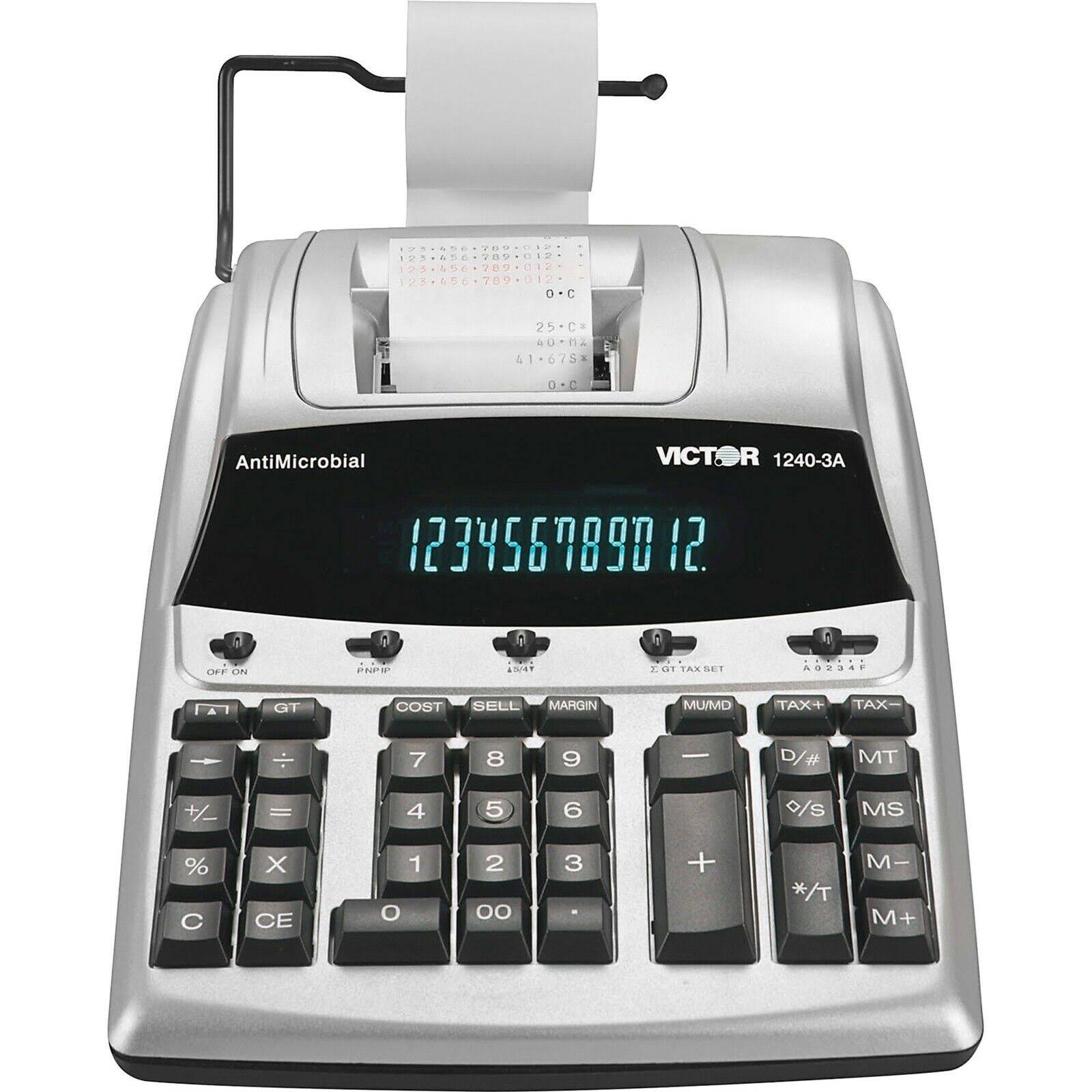 Victor 1240-3A Antimicrobial Printing Calculator - VCT12403A