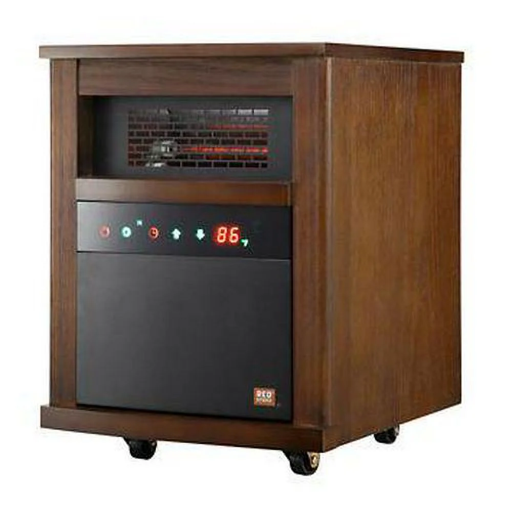 RedStone 5,200 BTU Portable Electric Infrared Heater with Cabinet, 1,500W