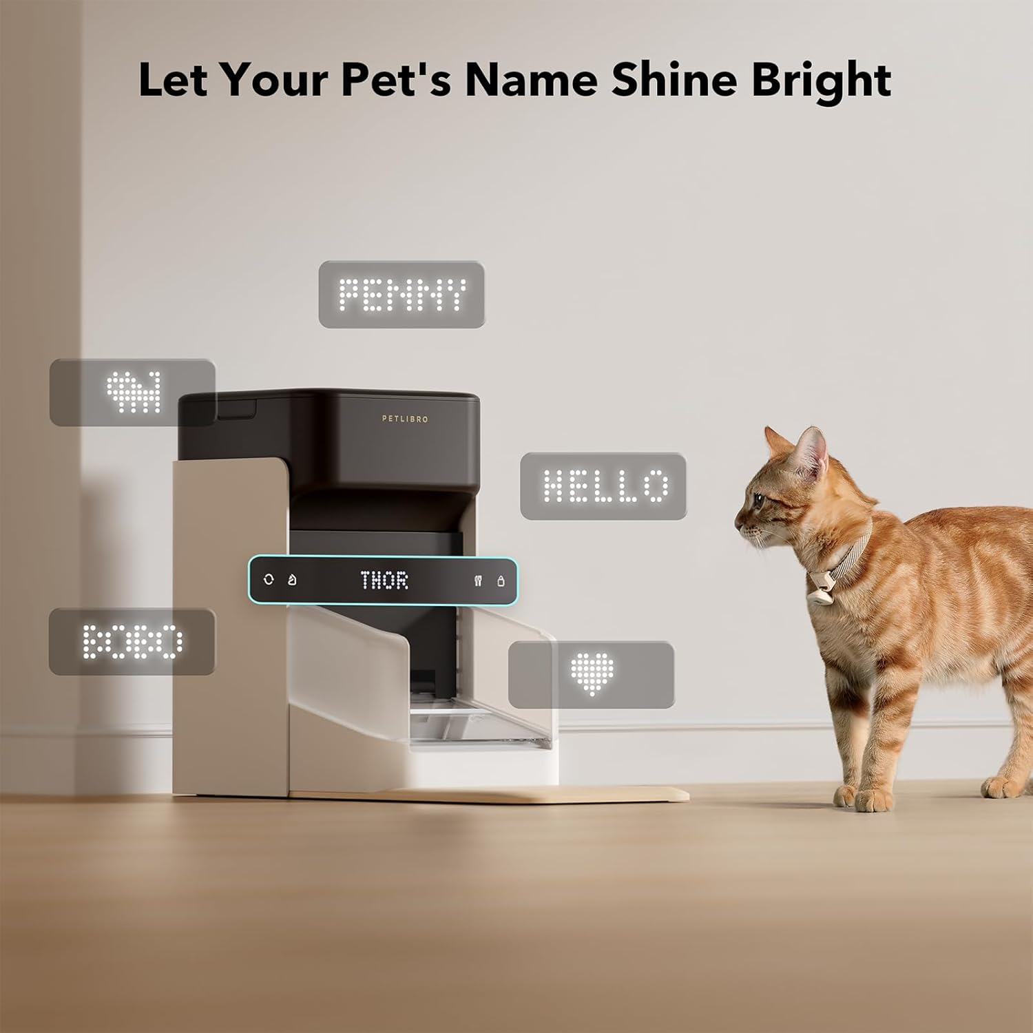 PETLIBRO 2 Packs RFID Automatic Cat Feeders, 5G Wi-Fi 2 Packs Automatic Pet Feeders, 3L 2 Auto Cat Feeders with Light Collar Tag, Tag Activated 2 Automatic Cat Food Dispensers 1-10 Meals Control