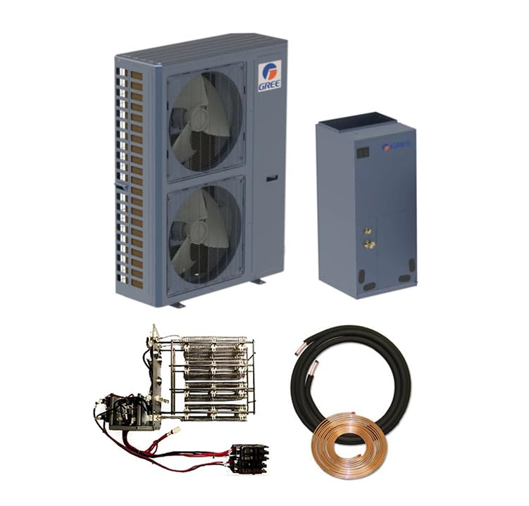 Gree Flexx Ultra Heating and Cooling Central Air Conditioning Heat Pump System 230V