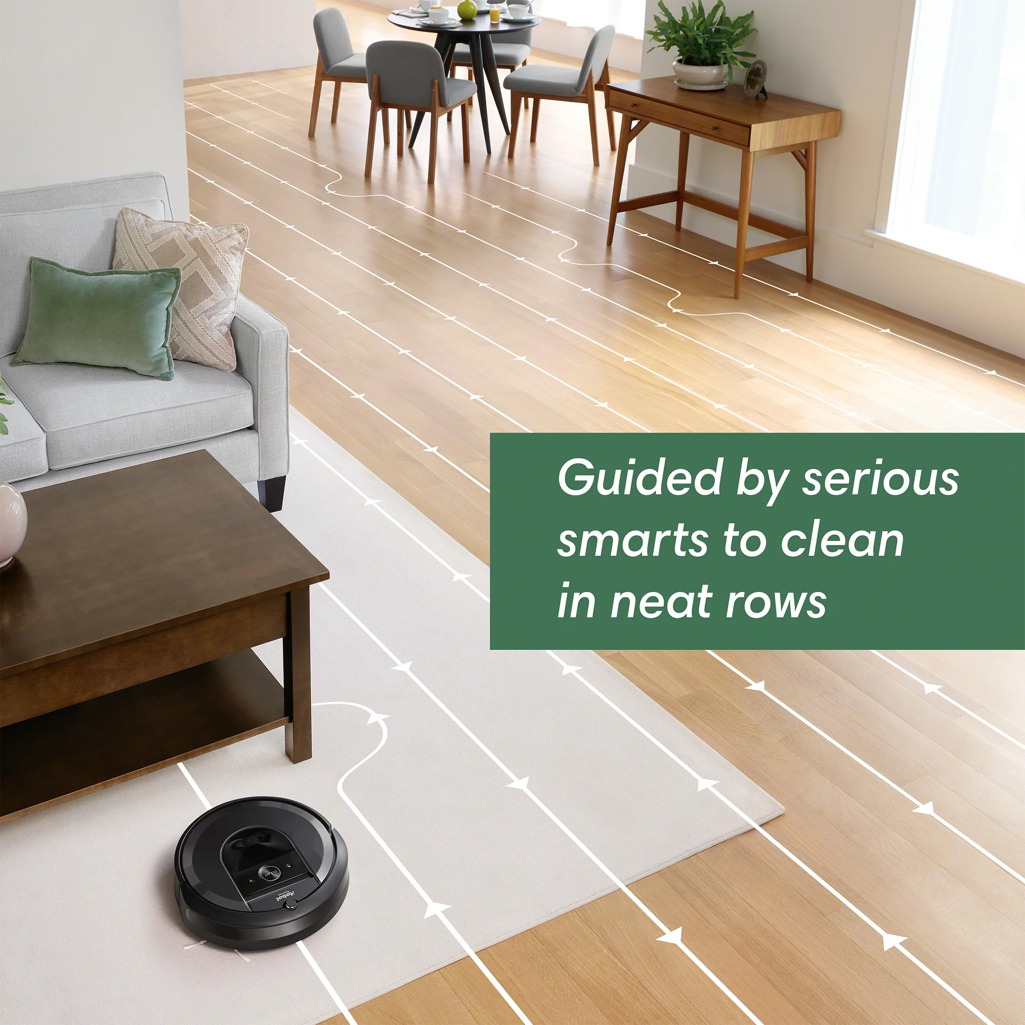 iRobot Roomba i7 (7150) Robot Vacuum- Wi-Fi Connected, Smart Mapping, Works with Google Home, Ideal for Pet Hair, Carpets, Hard Floors