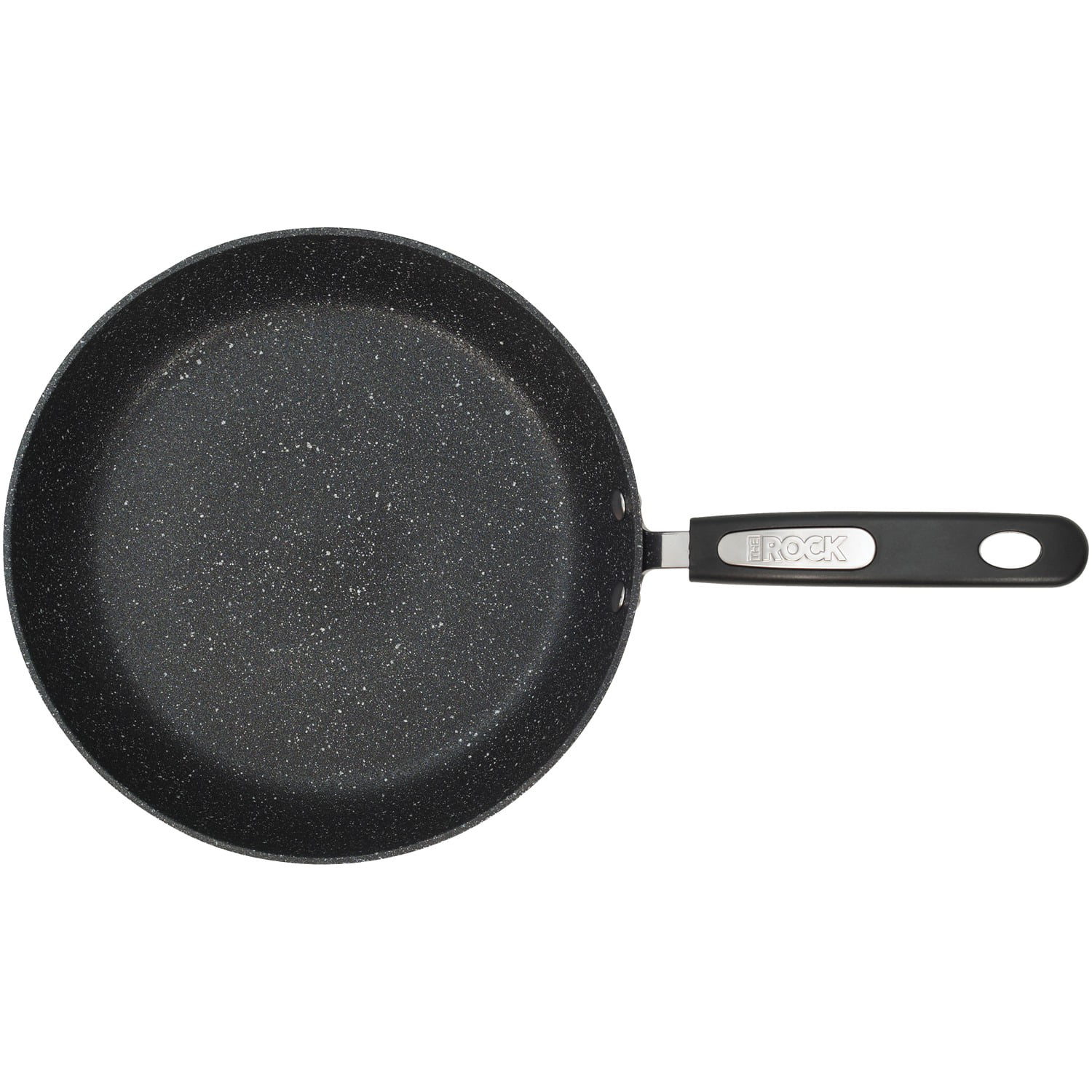 The Rock by Starfrit 9-Piece Cookware Set with Bakelite Handles, Black