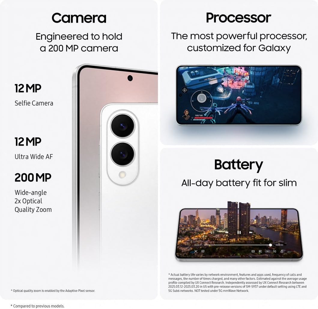 Samsung Galaxy S25 Edge AI Smartphone