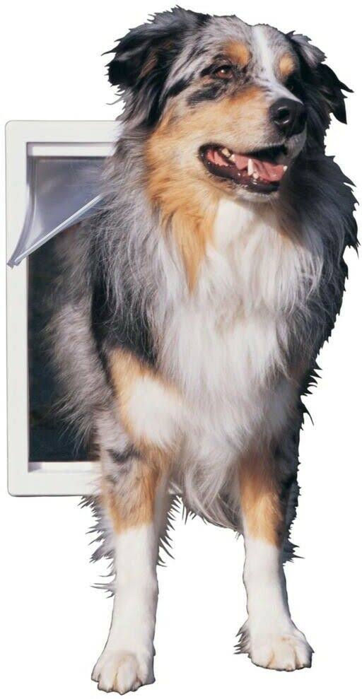 Ideal Pet Products Aluminum Sash Window Pet Door Extra Large White