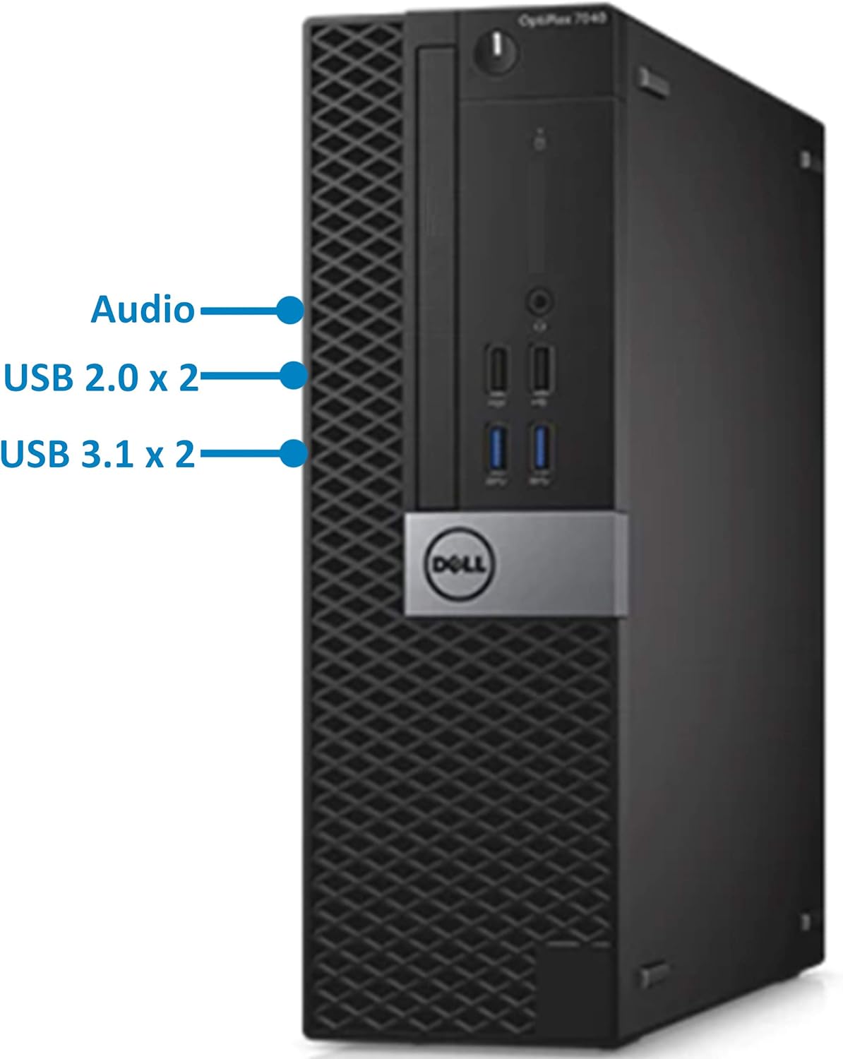 Dell Optiplex 7040 SFF Desktop PC, Intel Quad-Core i7-6700 4.0 GHz, 32GB RAM, 256GB NVMe SSD, HD Graphics 530 4K, DisplayPort, HDMI, AC Wi-Fi, Bluetooth - Windows 10 Pro (Renewed)