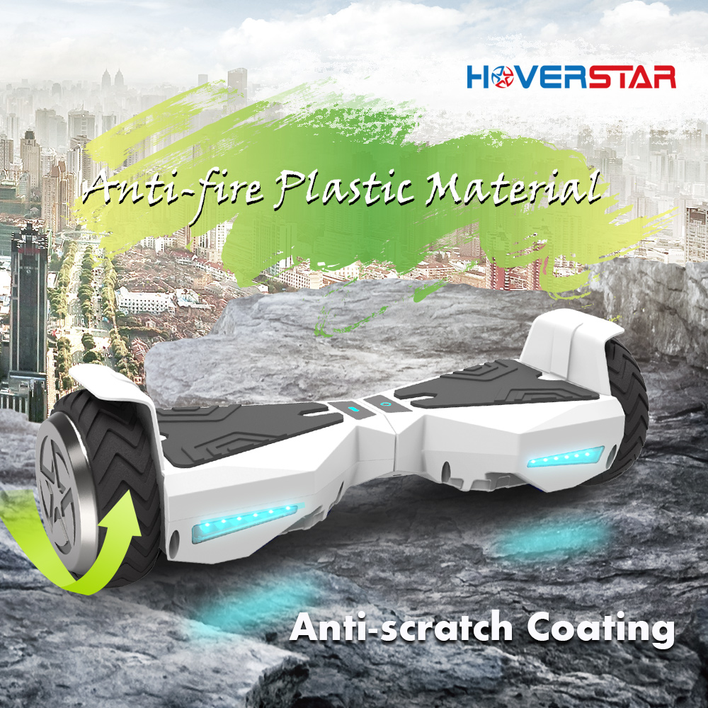 Hoverboard 6.5" UL 2272 Listed Two-Wheel Self Balancing Electric Scooter White