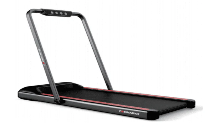 2-in-1 Treadmill, [2.25 HP] [0.6-6.2 MPH] for Running Walking, Folding Treadmill with Real-time Workout Data on LCD Display, Under Desk Treadmill for Apartment Office Home Workout- Black