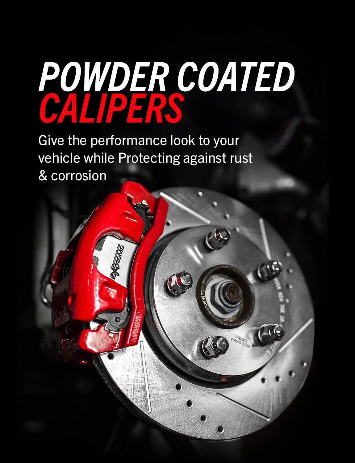 Power Stop KC3097-36 Front Z36 Truck and Tow Brake Kit with Calipers