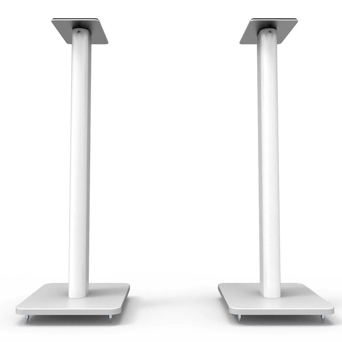 Kanto SP32PL 32" Bookshelf Speaker Stands with Rotating Top Plates and Cable Management – Pair (White) - Curated Treasures Market