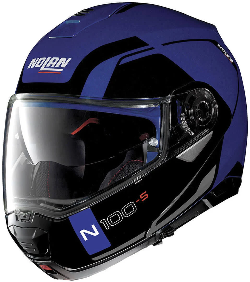 Nolan - Helmet N100-5 Consistency N-Com Flat Cayman Blue - Size M