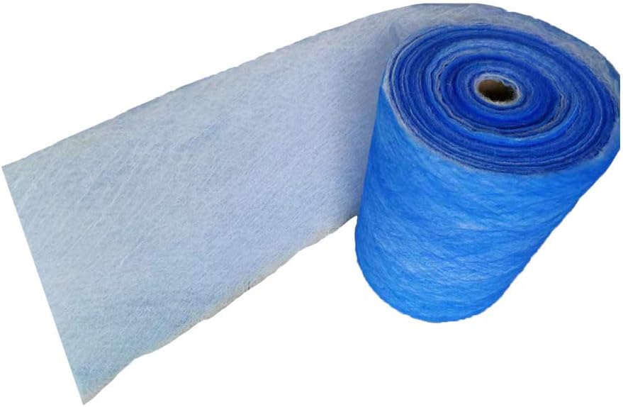 Paint Booth Exhaust Filter Roll, 48"x 100 ft, Spray Booth Filter, Fiberglass Paint Arrestor(18 Gram)