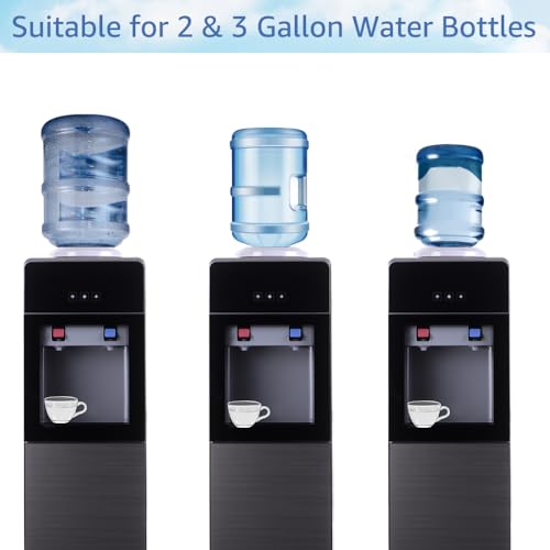 Top Loading Water Cooler Dispenser, Water Cooler Dispenser with Removable Drip &Storage Cabinet, Water Cooler for Home Office Dormitory