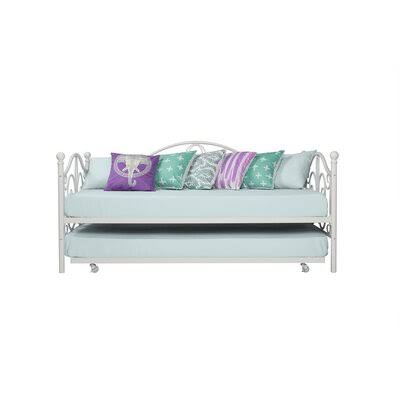Pattonsburg Daybed with Trundle Color: White, Size: Twin