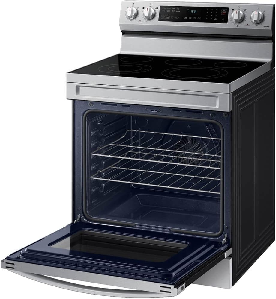Samsung NE63A6511SS 6.3 Cu. Ft. Stainless Smart Freestanding Electric Range