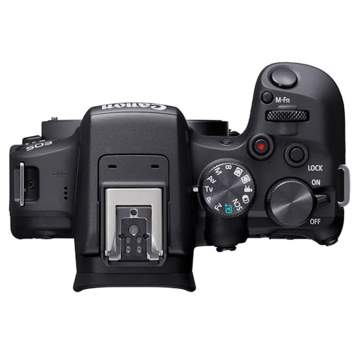Canon EOS R10 Mirrorless Camera with RF-S 18-45mm f/4.5-6.3 is STM Lens + Dual Wireles Microphones + 64 GB Memory + Extra Battery + LED Light + More (Content Creator Bundle) (Renewed)