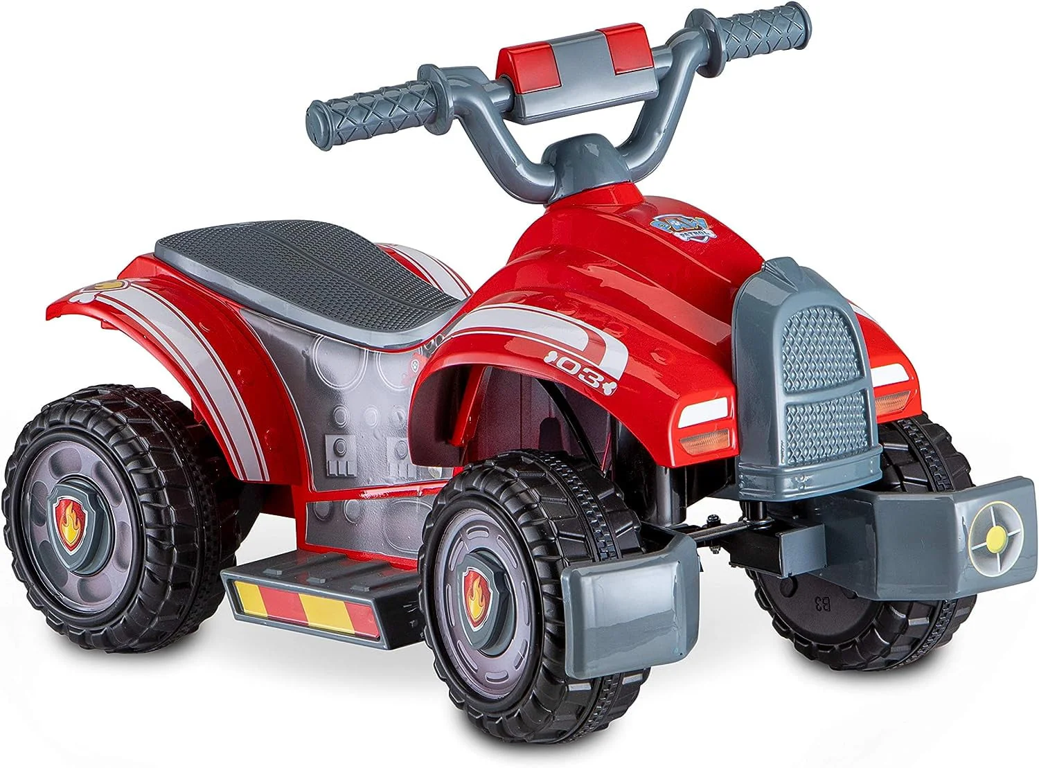 Kid Trax Nickelodeon's Paw Patrol Marshall Toddler 6 Volts Quad Electric Ride-on Toy, 18-30 Months