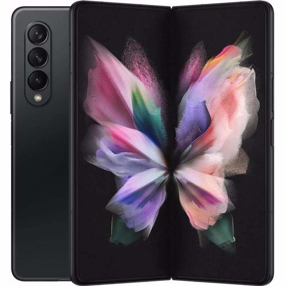 Restored Samsung Galaxy Z Fold3 5G F926U (Fully Unlocked) 512GB Phantom Black (Grade A+) (Refurbished) - Curated Treasures Market
