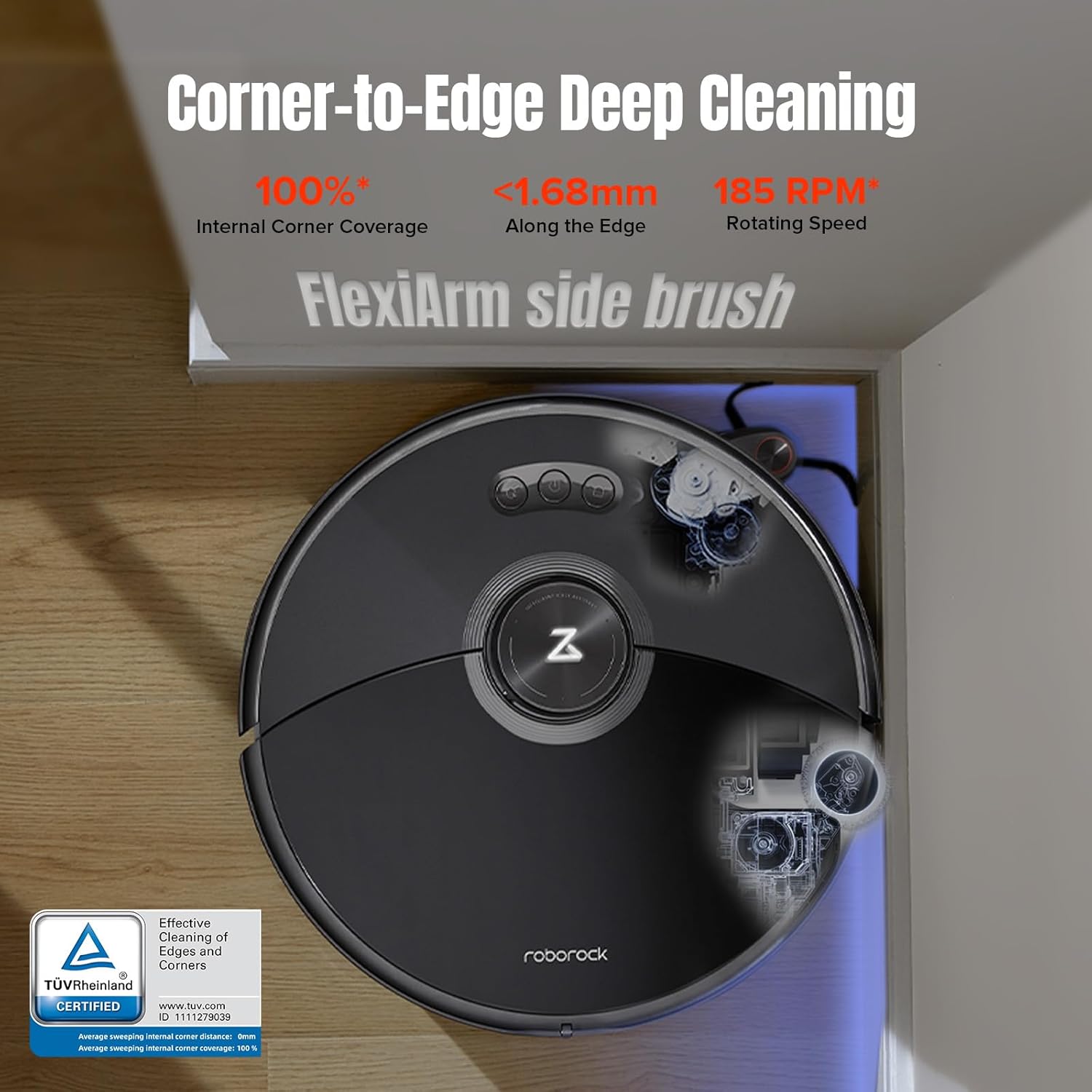 roborock S8 MaxV Ultra Robot Vacuum and Mop with Washable Filter Bundle