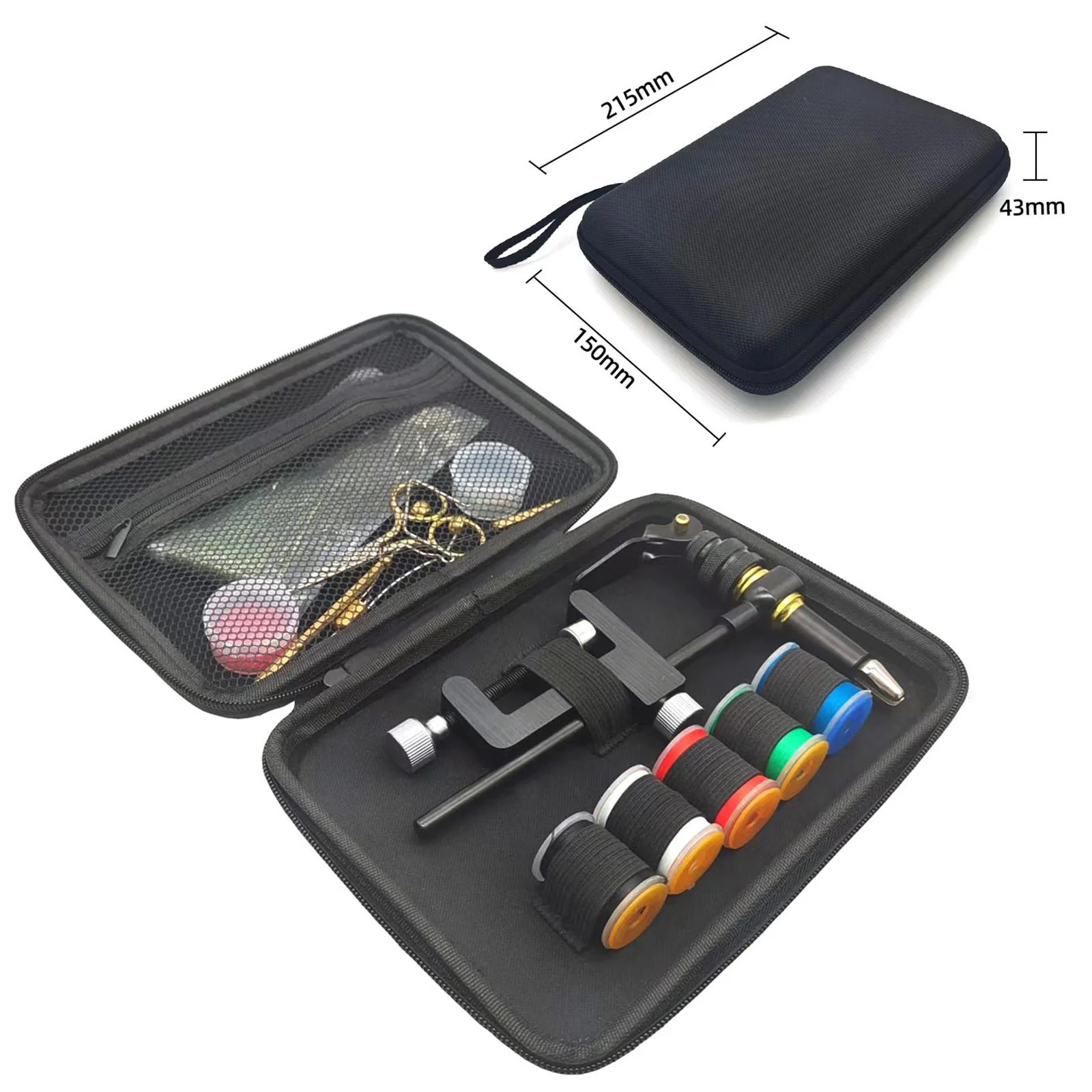 Multifunction Rotary Fly Tying Vise Tools Fly Tying Vise Table for Outdoor Activities