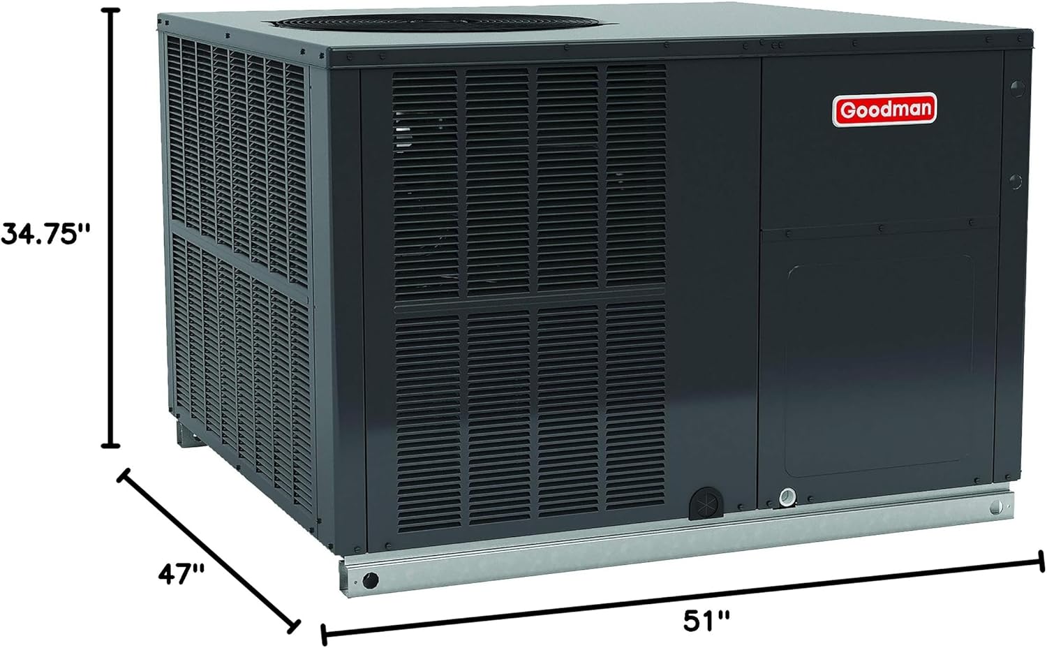 Goodman 3 Ton 14 Seer Package Heat Pump - GPH1436M41