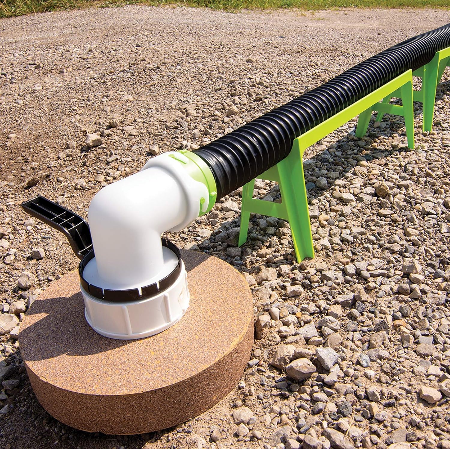 TITAN RV Sewer Hose Support - Thetford 17919, Green Pack of 2