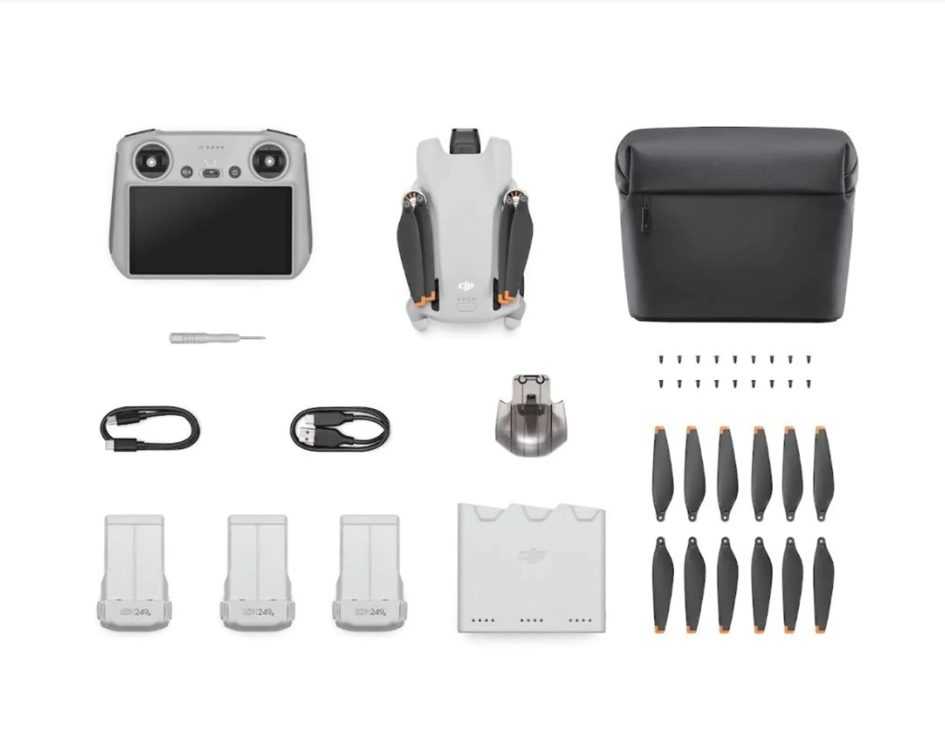 DJI Mini 3 Fly More Combo - DJI RC (Remote Controller With Screen)