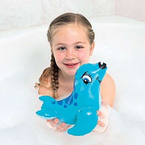 Intex Inflatable Bath Toys, Sea-Life Variety Set of 9: Tropical Fish, Whale, Turtle, Dolphin, Seal, and More