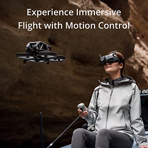 DJI Avata Pro-View Combo - First-Person View Drone UAV Quadcopter with 4K Stabilized Video, Super-Wide 155° FOV, Emergency Brake and Hover, Includes New RC Motion 2 and Goggles 2