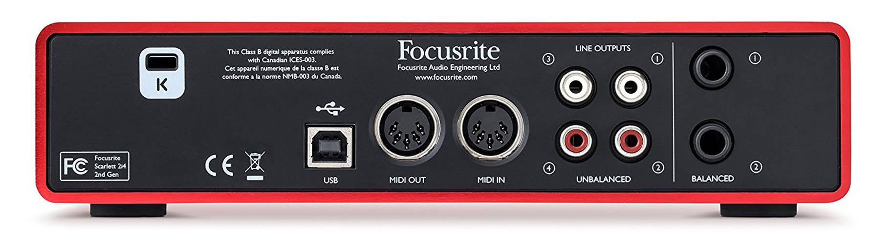 Focusrite Scarlett 2i4 - USB Audio Interface