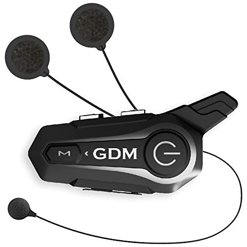 GDM Motorcycle Protective Gear Bundle (Premium Connect) - Helmet, Jacket, Gloves, Shields, backpack, Bluetooth Intercom (Large)