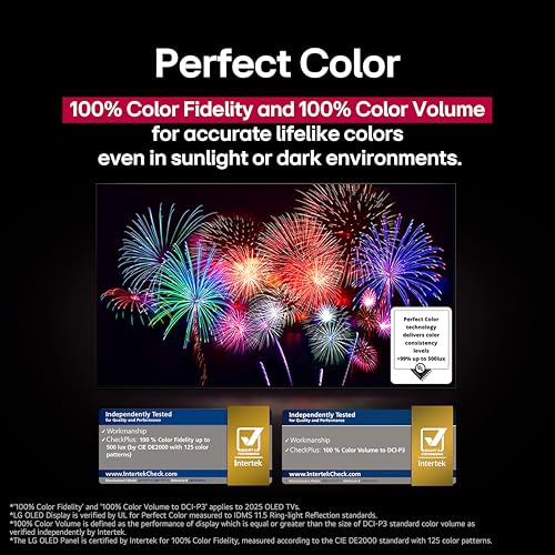 LG 55-Inch Class OLED evo AI 4K G5 Series Smart TV w/Dolby Atmos, Dolby Vision, HDR10, AI Super Upscaling 4K, Filmmaker Mode, Wow Orchestra, Alexa Built-in (OLED55G5WUA, 2025)
