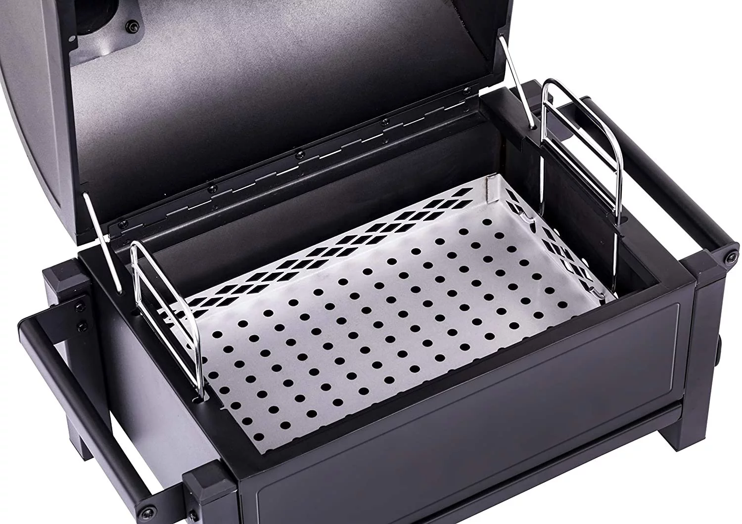 Oklahoma Joe's 19402088 Rambler Portable Charcoal Grill, Black