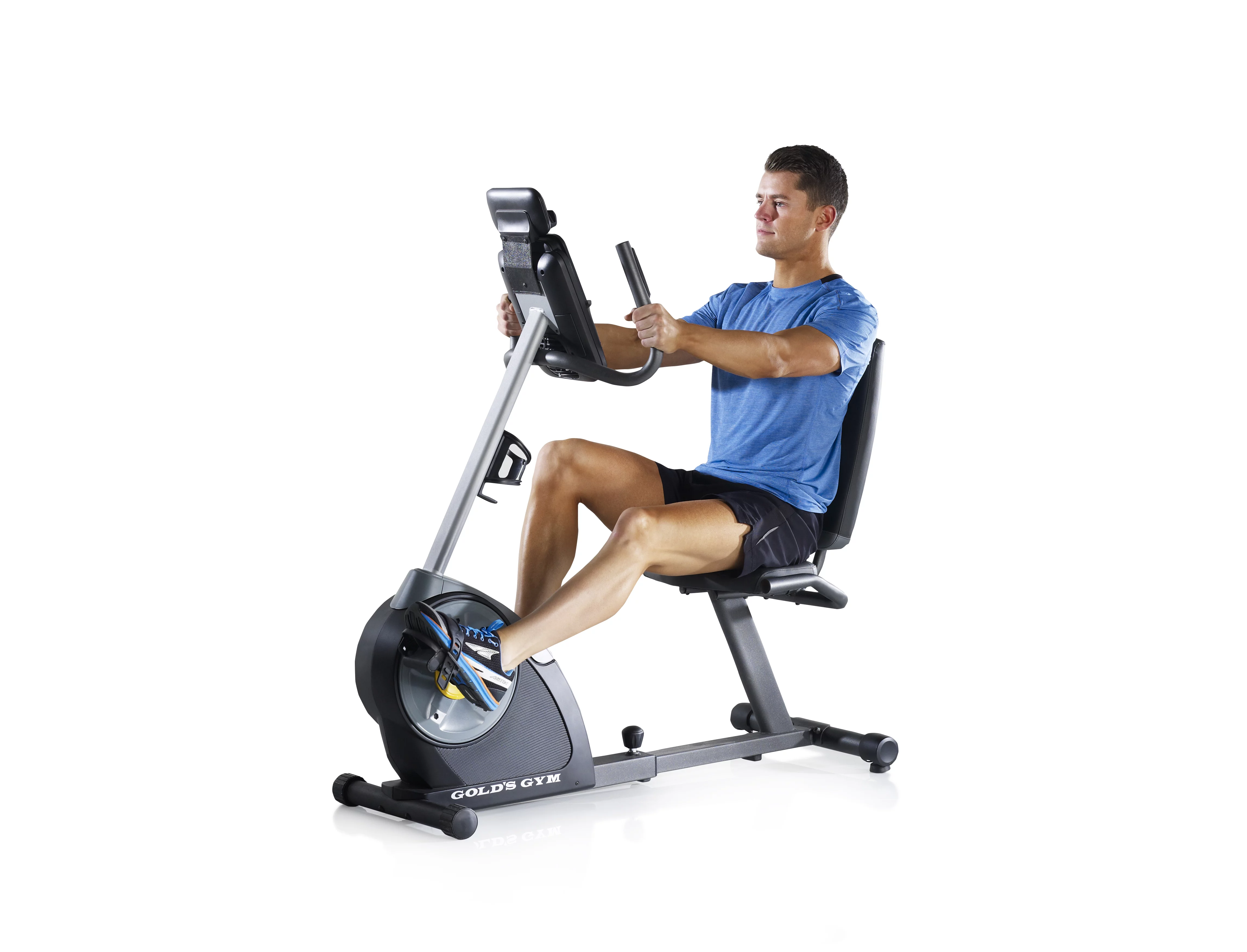 Gold's Gym Cycle Trainer 400 Ri Recumbent Exercise Bike, iFit Compatible