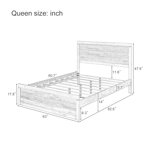 Farmhouse Style Captain Platform Bed with Trundle Beds, Twin Size Bookcase Captain Bed with Three Drawers, Solid Wood Storage Bookcase Beds with Wood Slats Support for Kids Teens (Rustic Brown * Twin)