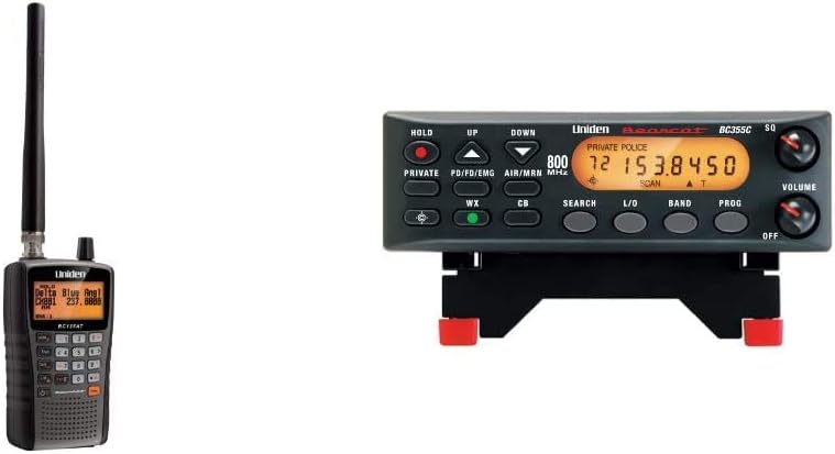 Uniden Bearcat BC125AT Handheld Scanner, 500-Alpha-Tagged Channels, Close Call Technology, PC Programable, Aviation, Marine, Railroad, NASCAR, Racing, and Non-Digital Police/Fire/Public Safety.