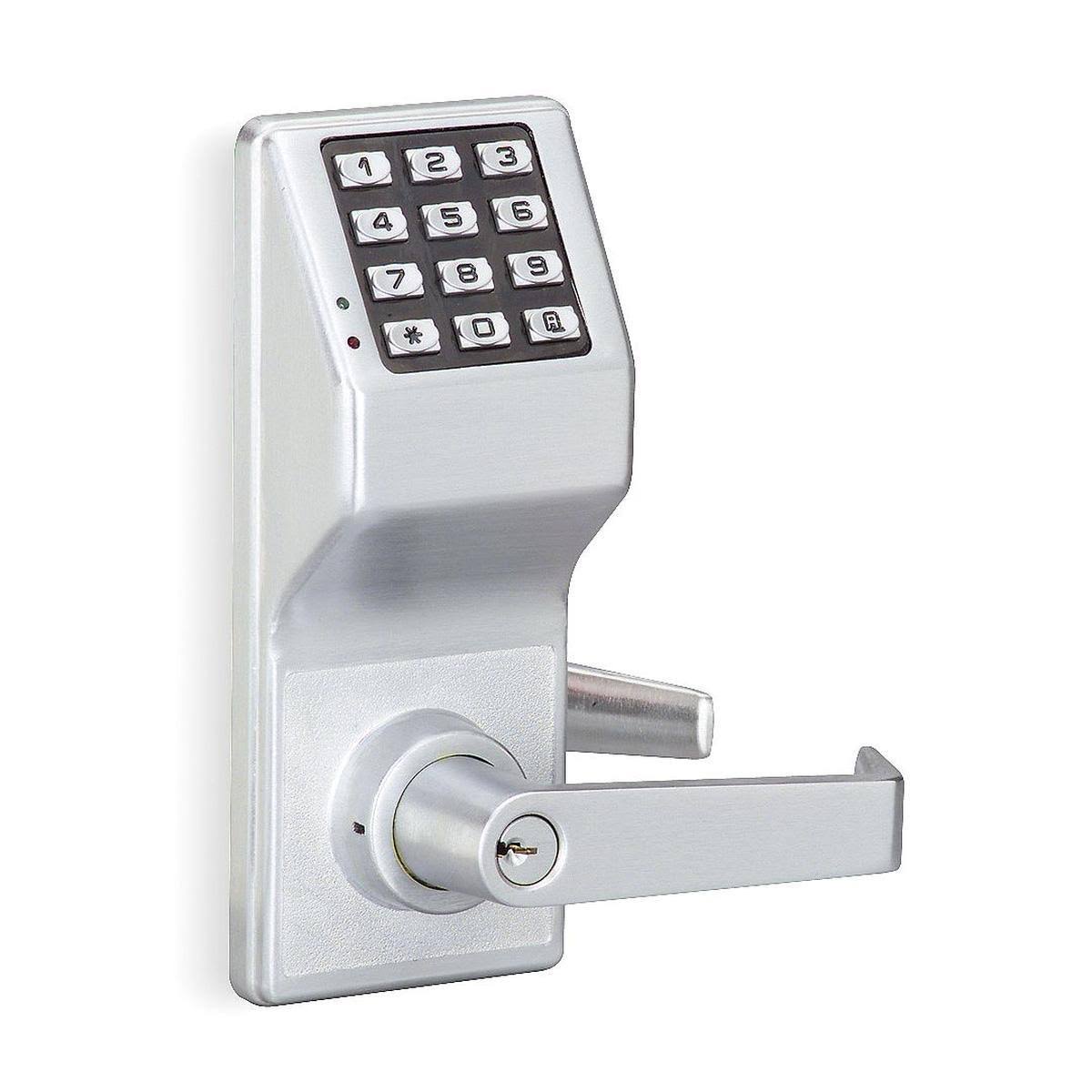 Trilogy by Alarm Lock DL2700 US26D Electronic Lock,Satin Chrome,12 Button