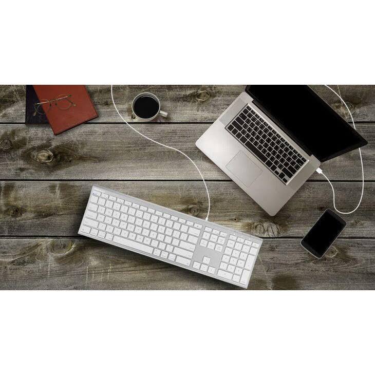 Macally Ultra Slim USB Scissor-Switch Keyboard