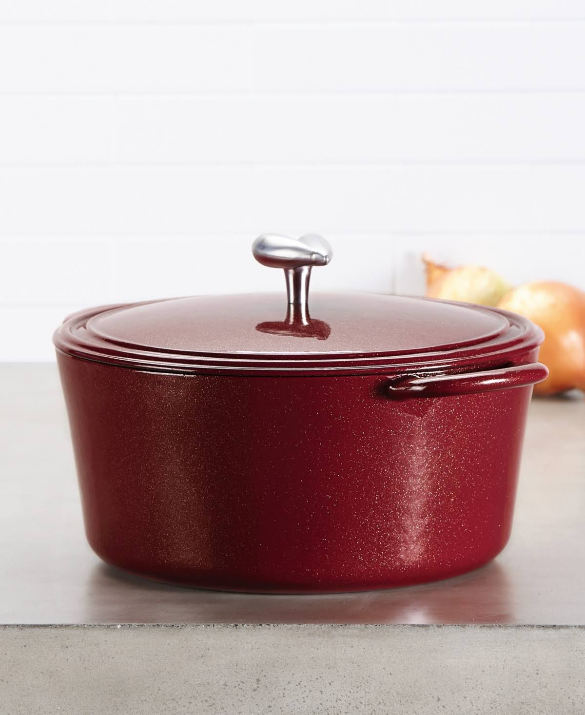 Ayesha Curry 6-Quart Cast Iron Enamel Dutch Oven French Vanilla