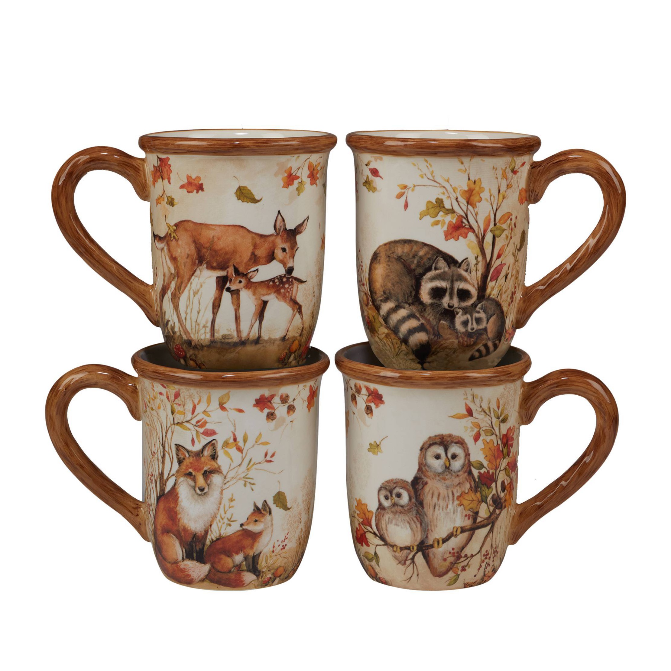 16pc Pine Forest Dinnerware Set