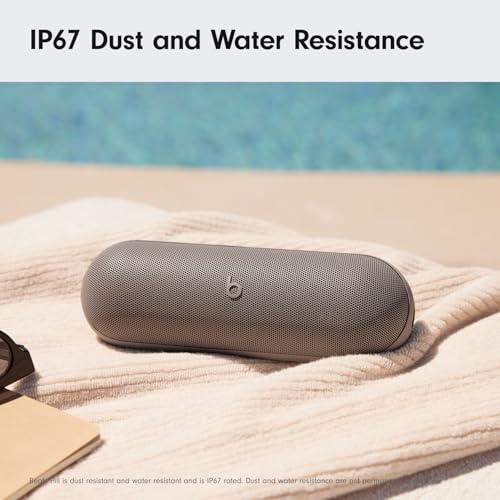 Beats Pill - Portable Bluetooth Speaker- Up to 24H Battery Life, Water Resistant, Bluetooth, Apple & Android Compatible, Seriously Loud Sound for Home, Outdoor and Travel- Champagne Gold