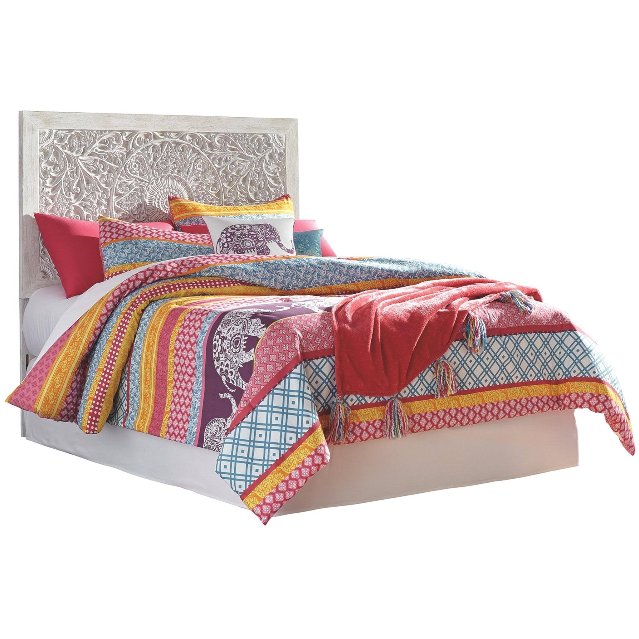 Ashley Paxberry Full Panel Headboard White