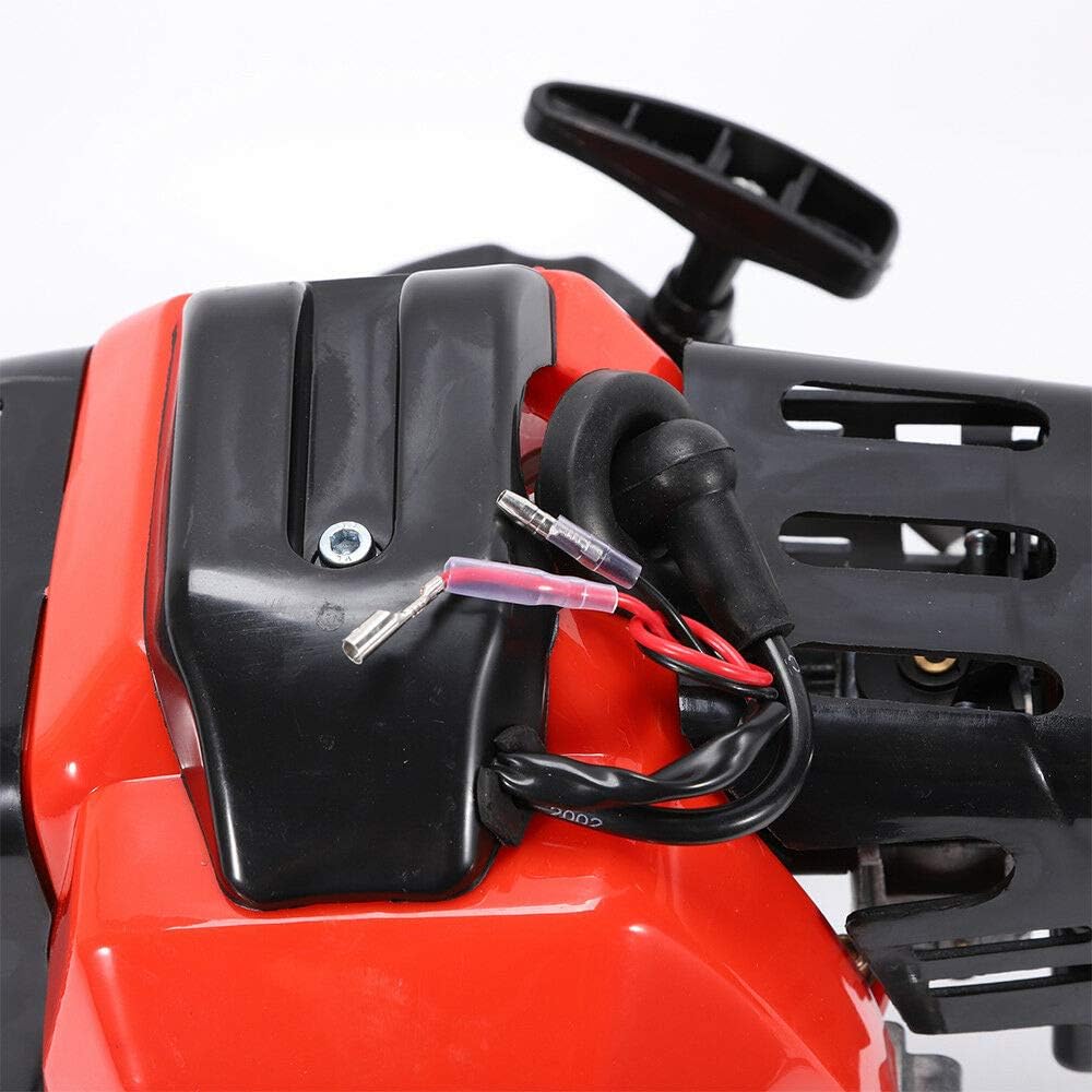 TFCFL 49CC 2-Stroke Engine Motor Single Cylinder Gas Engine Motor with Air-Cooled System Pocket Bike Replacement Engine
