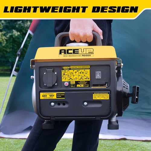 1,200W Gas-Powered Generator, Portable Generator Camping Ultralight, EPA & CARB Compliant